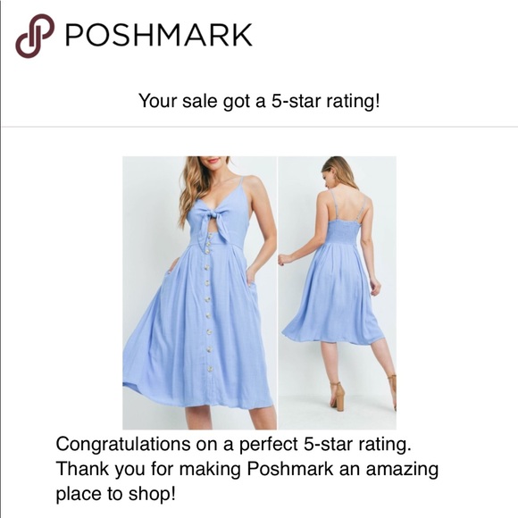 Girly & Flirty Little Blue Dress - Picture 16 of 17